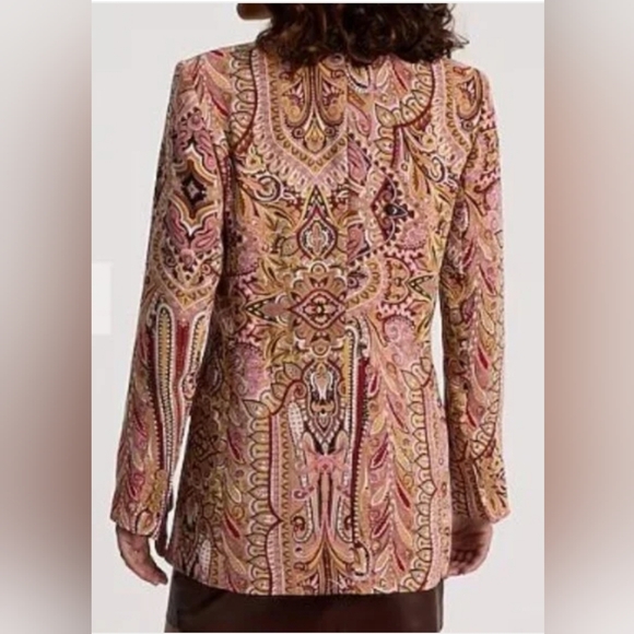 Express Paisley Boyfriend Blazer - Picture 2 of 6